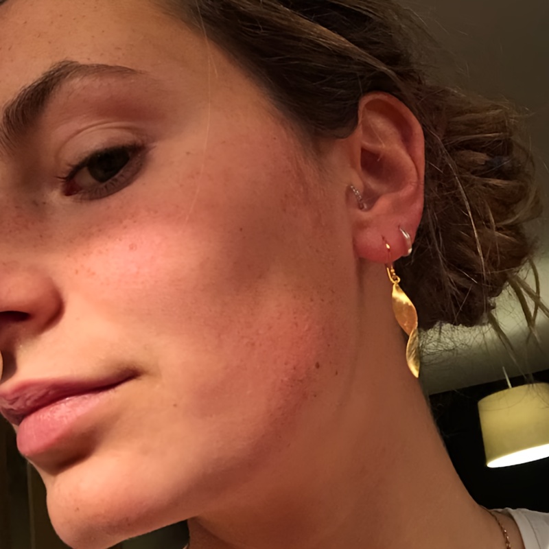 Fashionable Rotating Alloy Easy Earrings — Gift for Her